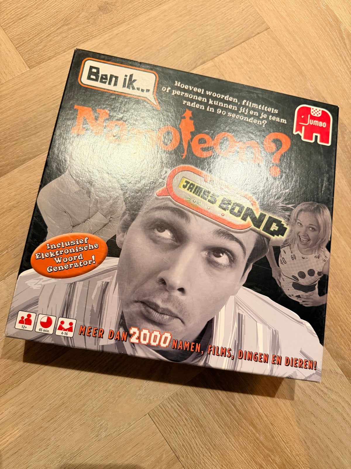 Ben ik... Napoleon? - Raadspel met elektronische woordgenera, Drie of vier spelers, Ophalen of Verzenden, Zo goed als nieuw