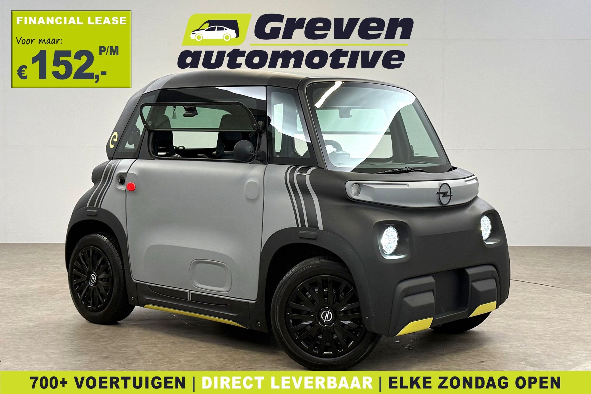 Opel Rocks-e 5.5 kWh | Brommobiel | 2 Zits | Panoramadak | U, Greven Automotive, Gebruikt, Opel, Info@grevenautomotive.nl
