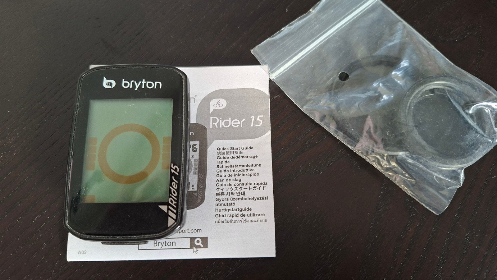 Bryton Rider 15 fietscomputer, Fietsen en Brommers, Ophalen of Verzenden, GPS, Gebruikt