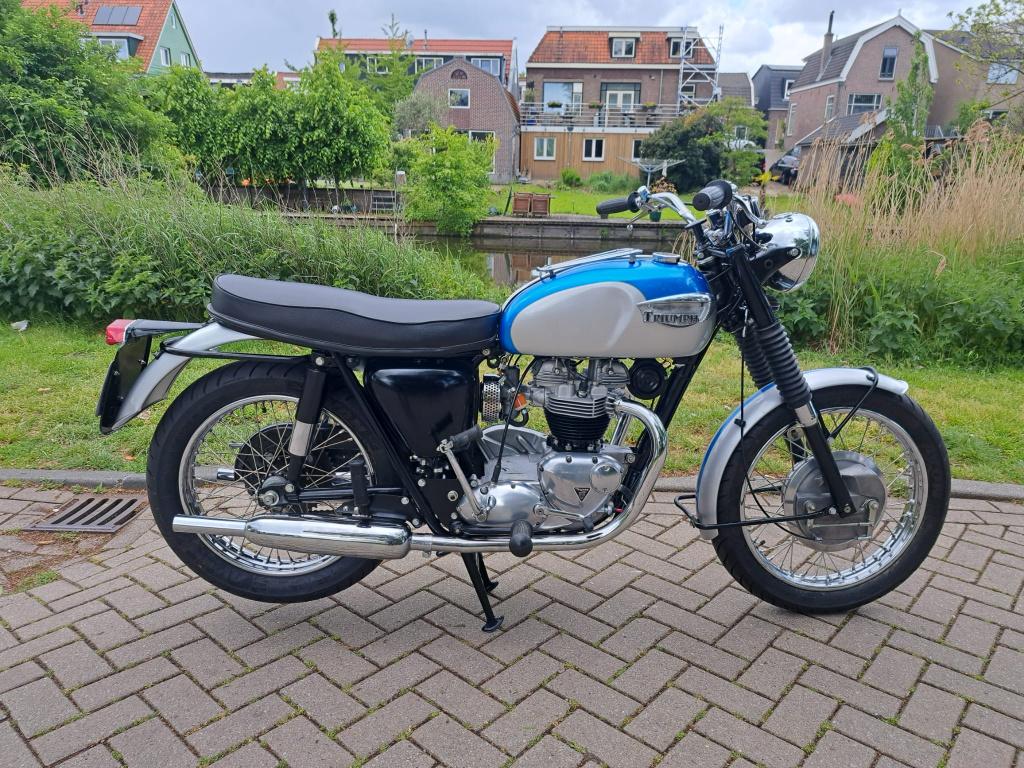 Triumph TR6 Trophy 1968 650cc, Motoren, Motoren | Triumph, Particulier, Toermotor, 12 t/m 35 kW, 2 cilinders, Minimaal motorrijbewijs A2