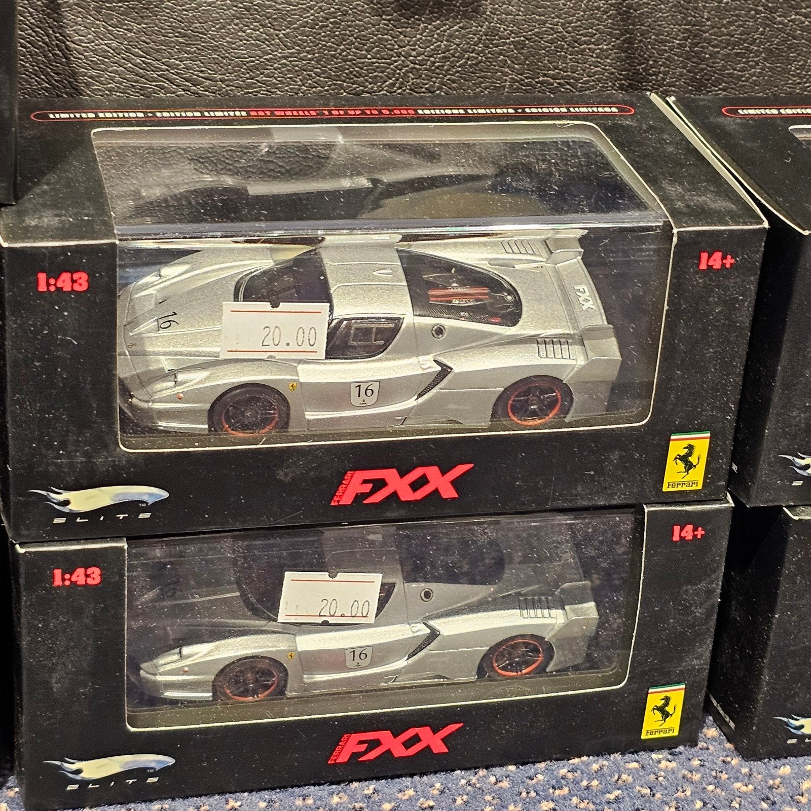 Hotwheels Elite 1/43 Ferrari FXX en 500 F2 modellen, Ophalen of Verzenden, Matel, Onbekend, Onbekend