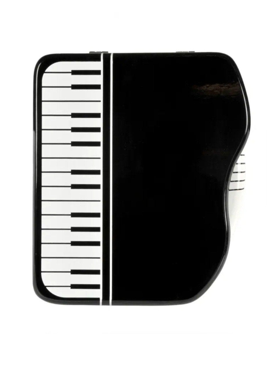 Tiger Piano toiletbril / wc bril zwart wit hout, Verzenden, Zo goed als nieuw, Toilet