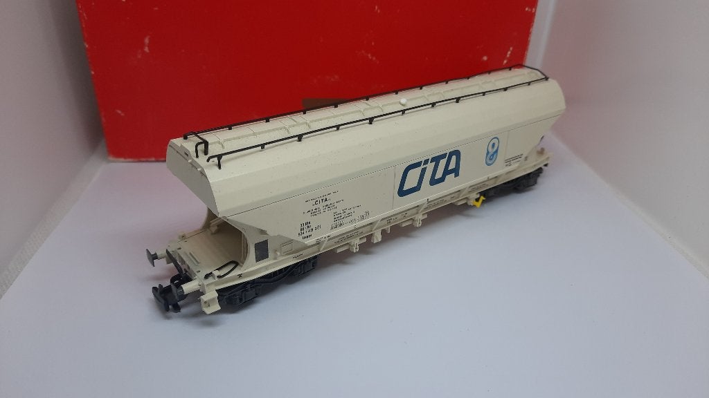 Rivarossi 2131 HO Silowagen met doos, Overige merken, Gebruikt, Gelijkstroom of Wisselstroom, Wagon