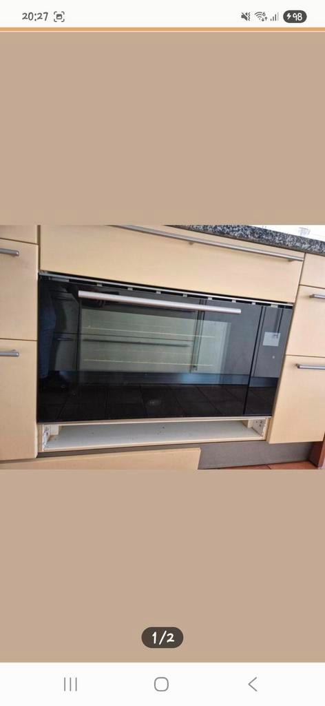 Boretti oven met grill spit, Ophalen