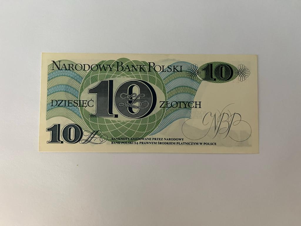 Zeldzame Poolse 10 Zloty bankbiljet uit 1982, Ophalen of Verzenden, Polen, Los biljet