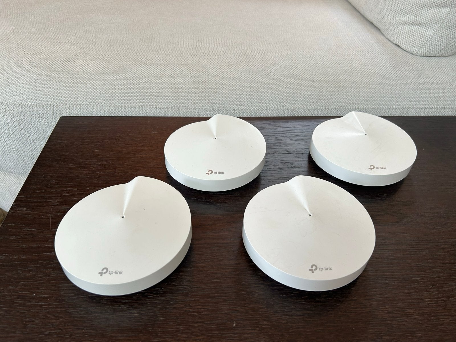 4x TP-Link Deco M9 Plus Mesh WiFi Systeem, Ophalen, Zo goed als nieuw, Router