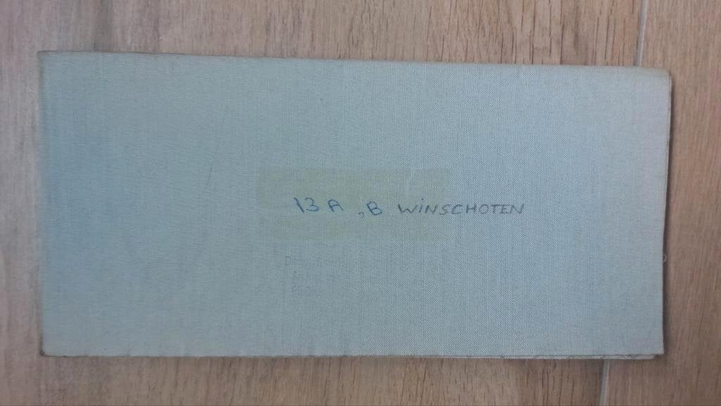 13A+B Winschoten Oude Pekela Wedde Stafkaart uit 1982, Topografische Dienst Nederland, Ophalen of Verzenden, 1800 tot 2000, Nederland