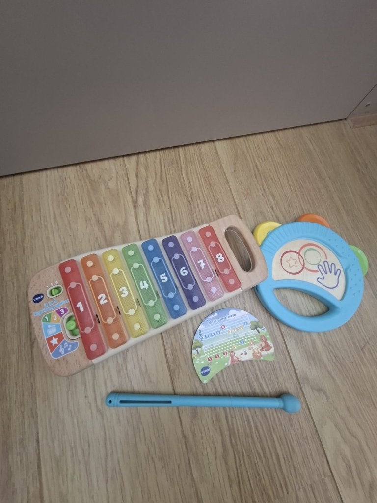 VTech 2 in 1 Regenboogxylofoon, Ophalen of Verzenden, Zo goed als nieuw, 6 maanden tot 2 jaar