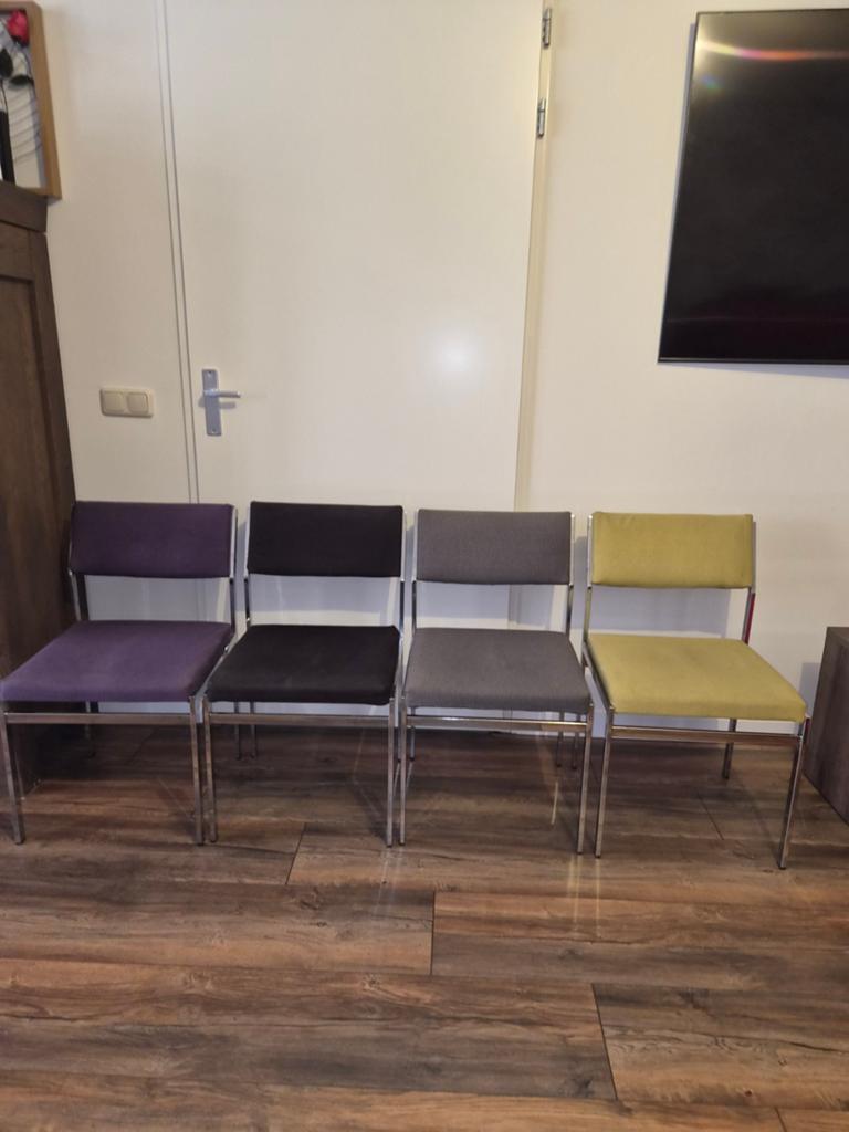Set van 4 Pastoe stoelen SM07 Cees Braakman, Ophalen, Gebruikt, Overige kleuren, Vier