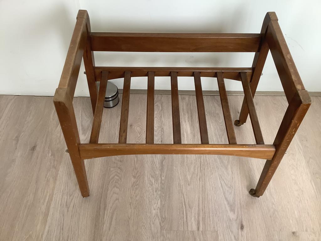 Teak houten tafel, Ophalen, Gebruikt
