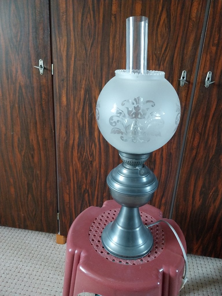 tafellamp, Ophalen, Vintage, 55 cm, Wit