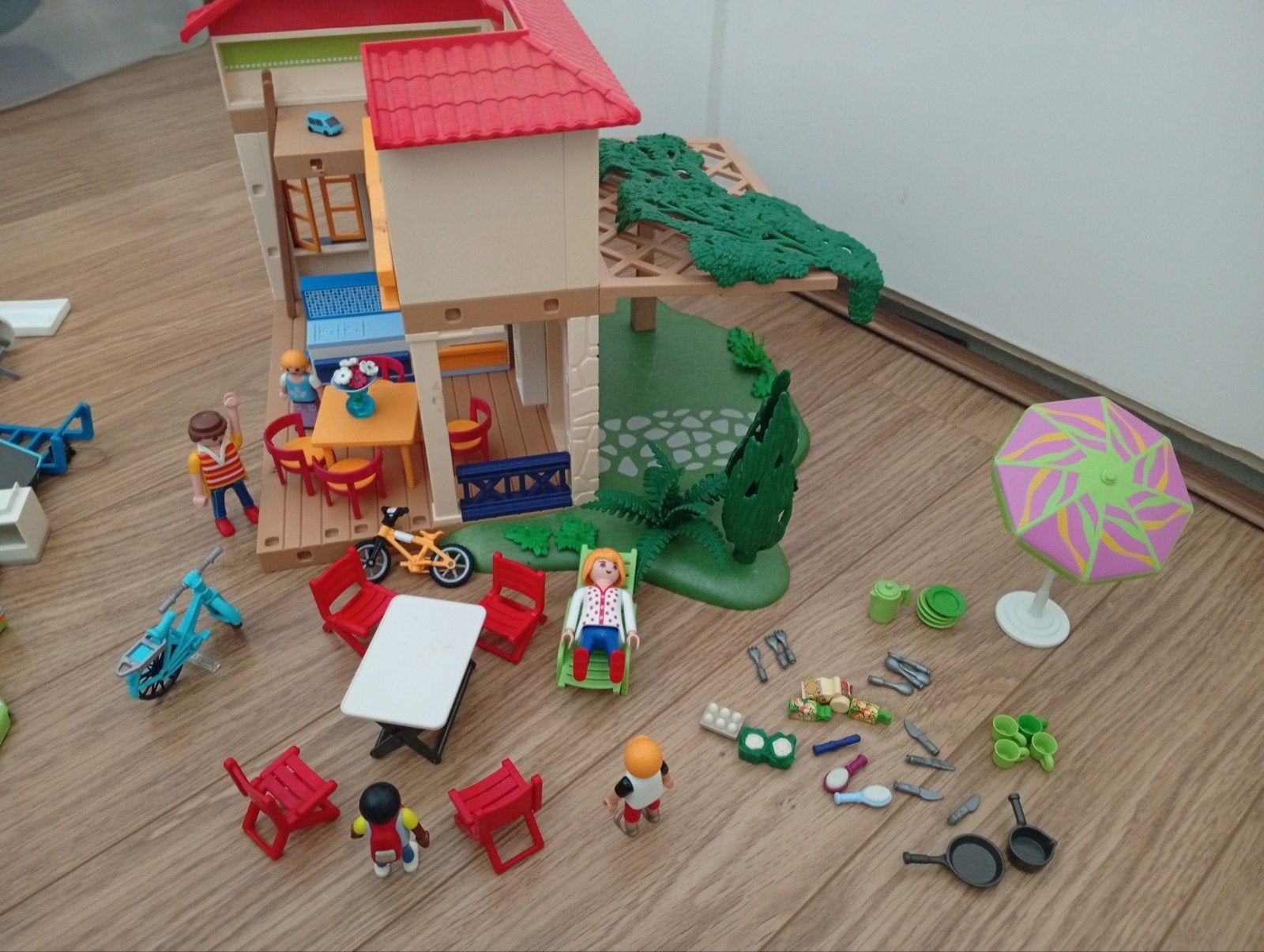 Playmobil Huis met Meubels en Figuren, Kinderen en Baby's, Speelgoed | Overig, Ophalen of Verzenden, Gebruikt, Jongen of Meisje