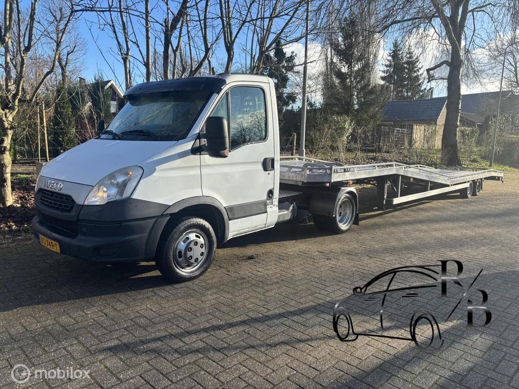 Iveco Daily 50C35 BE COMBI 5 TON LAADV DEALER TRUCK AIRCO, Gebruikt, 4 cilinders, Iveco, Wit