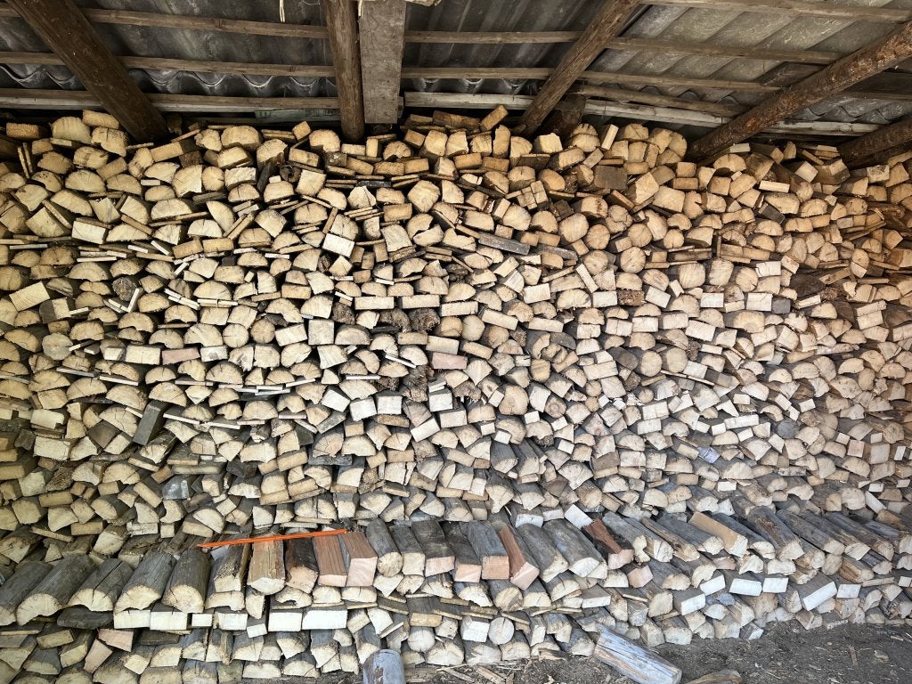 Droog!! €75,- haardhout brandhout hout kachel