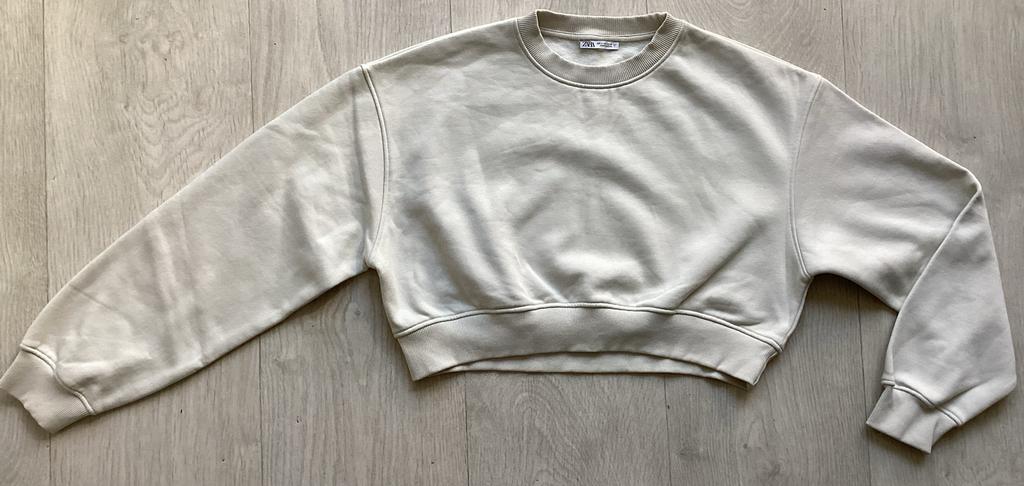 Zara trui Sweater maat L creme wit, Maat 42/44 (L), Ophalen of Verzenden, Zo goed als nieuw, Wit