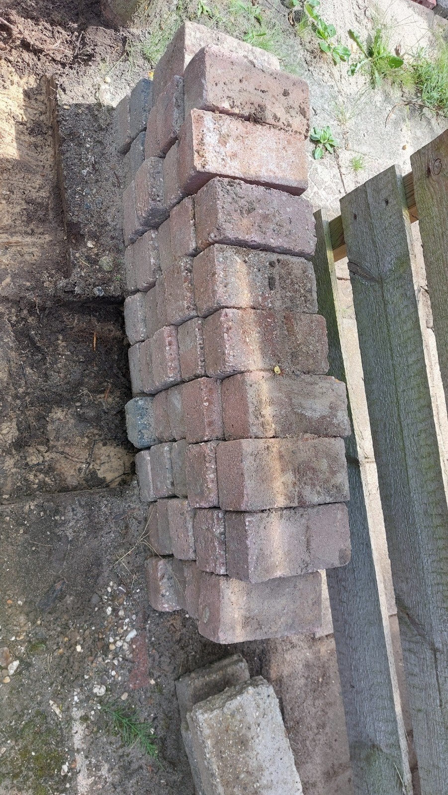 Rode betonklinkers voor tuin of oprit, Tuin en Terras, Ophalen
