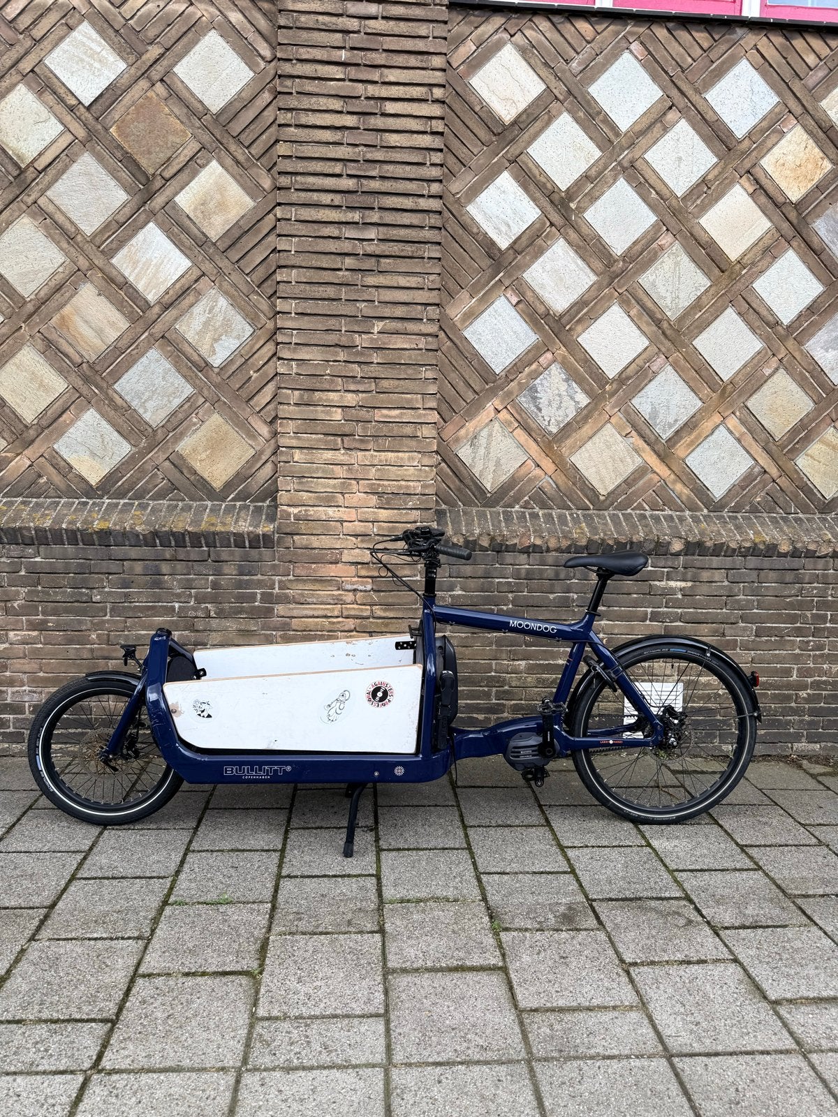 Larry vs harry Moondog eBullitt Bakfiets, Fietsen en Brommers, Fietsen | Bakfietsen, Gebruikt, Goederen, Elektrisch, Schijfrem