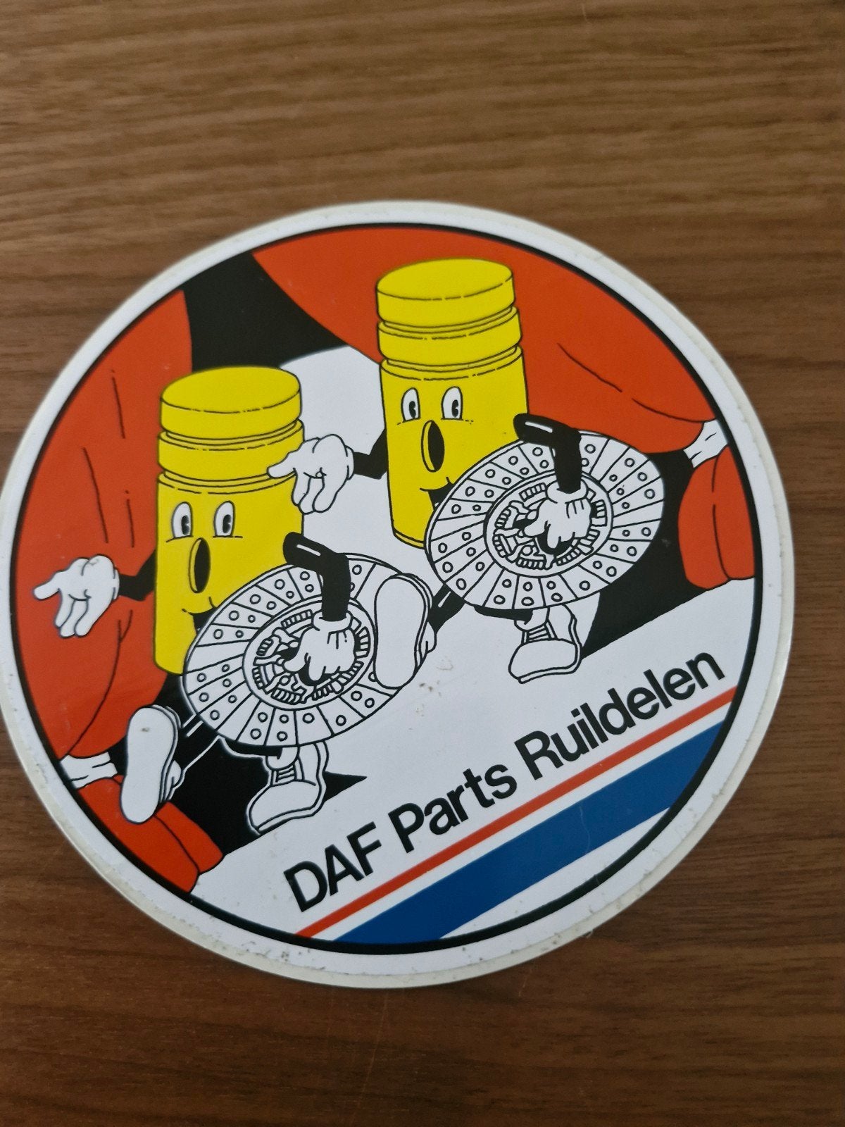 815 DAF Parts Ruil-onderdelen Sticker - 15 cm doorsnede, Ophalen of Verzenden, Gebruikt