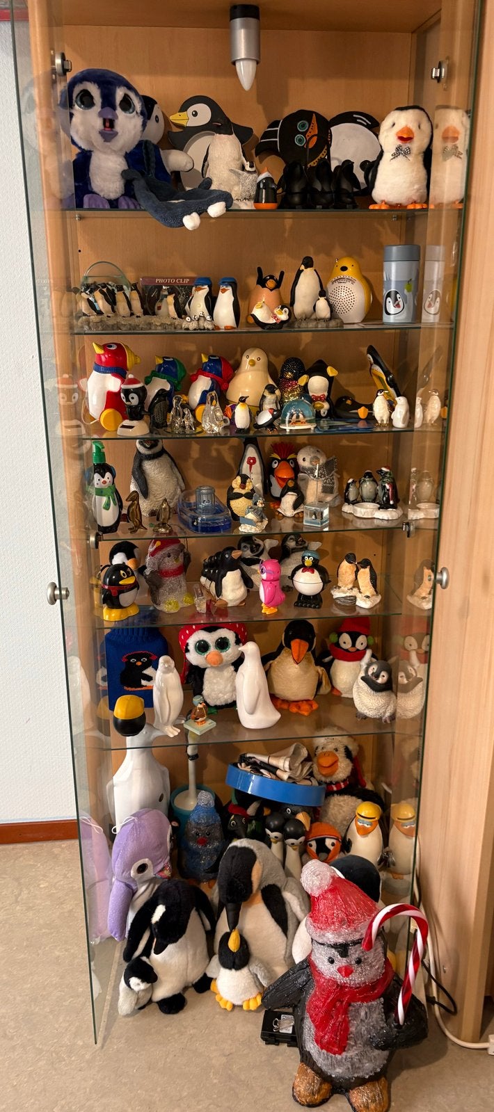 Verzameling pinguïn beeldjes en knuffels, Ophalen, Gebruikt