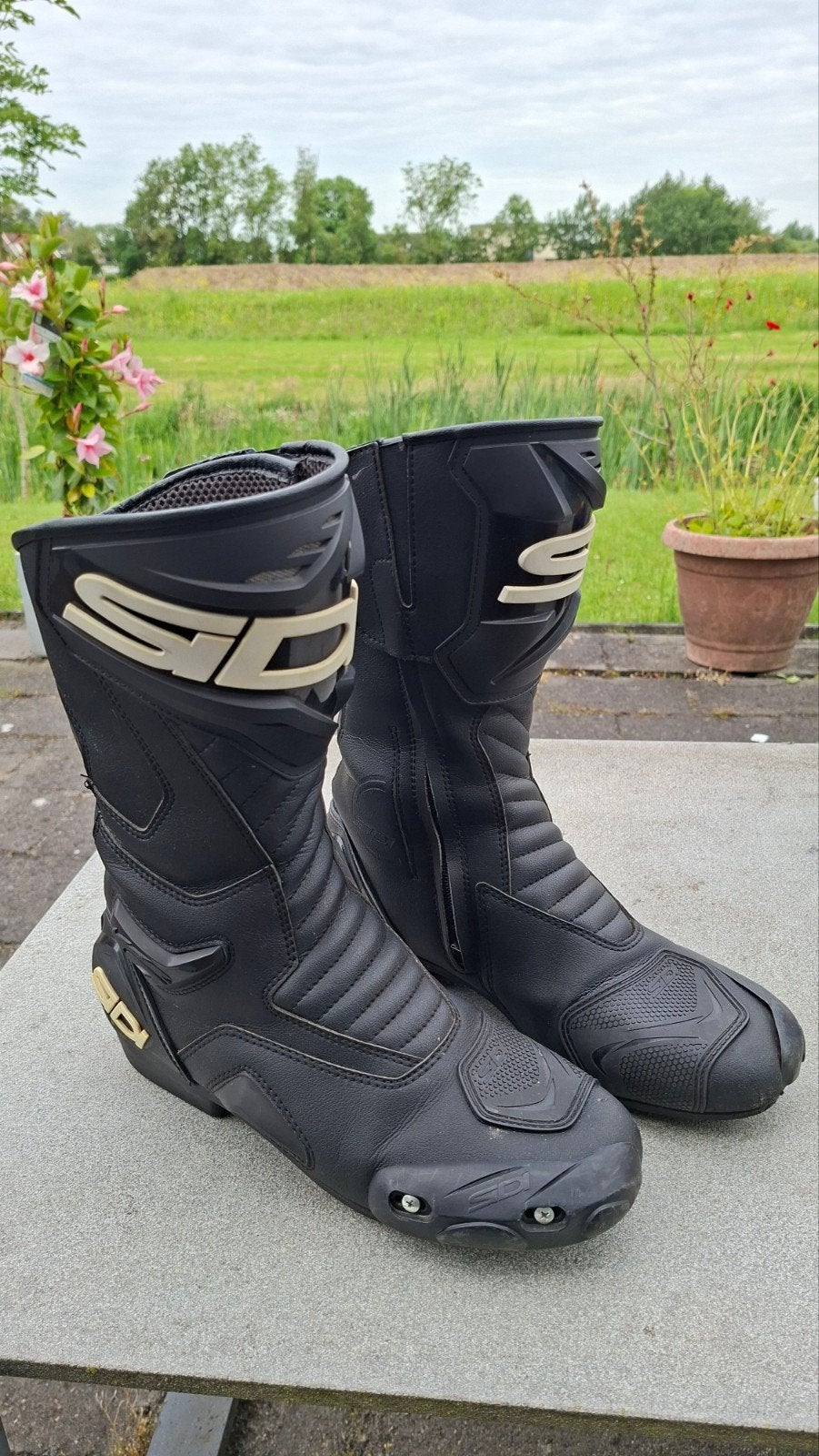 Sidi motorlaarzen maat 42/43, Heren, Ophalen of Verzenden, Laarzen, Tweedehands