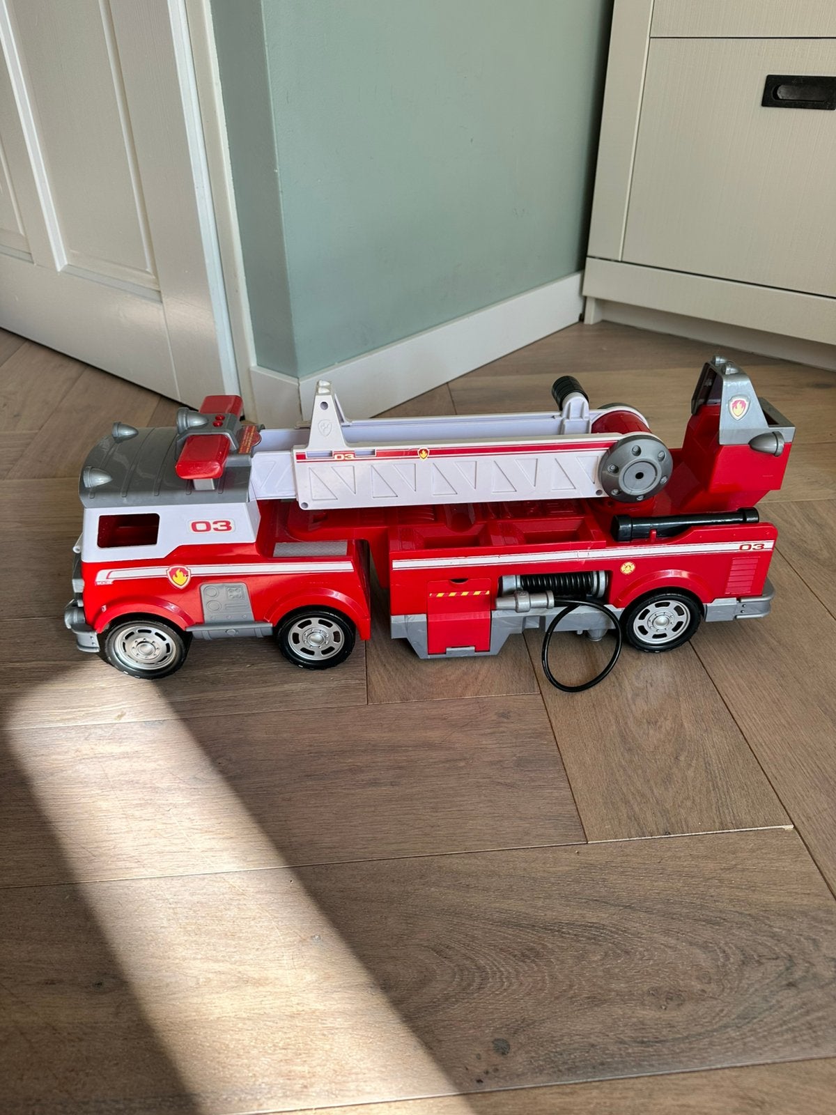 Paw patrol grote brandweerwagen, Kinderen en Baby's, Speelgoed | Speelgoedvoertuigen, Ophalen, Gebruikt