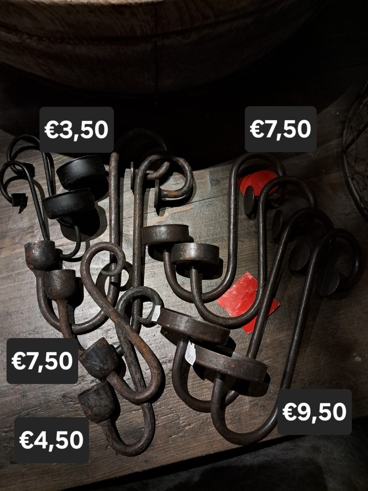 Verschillende hangkandelaren/glashaken, Huis en Inrichting, Woonaccessoires | Kandelaars en Kaarsen, Ophalen of Verzenden, Nieuw