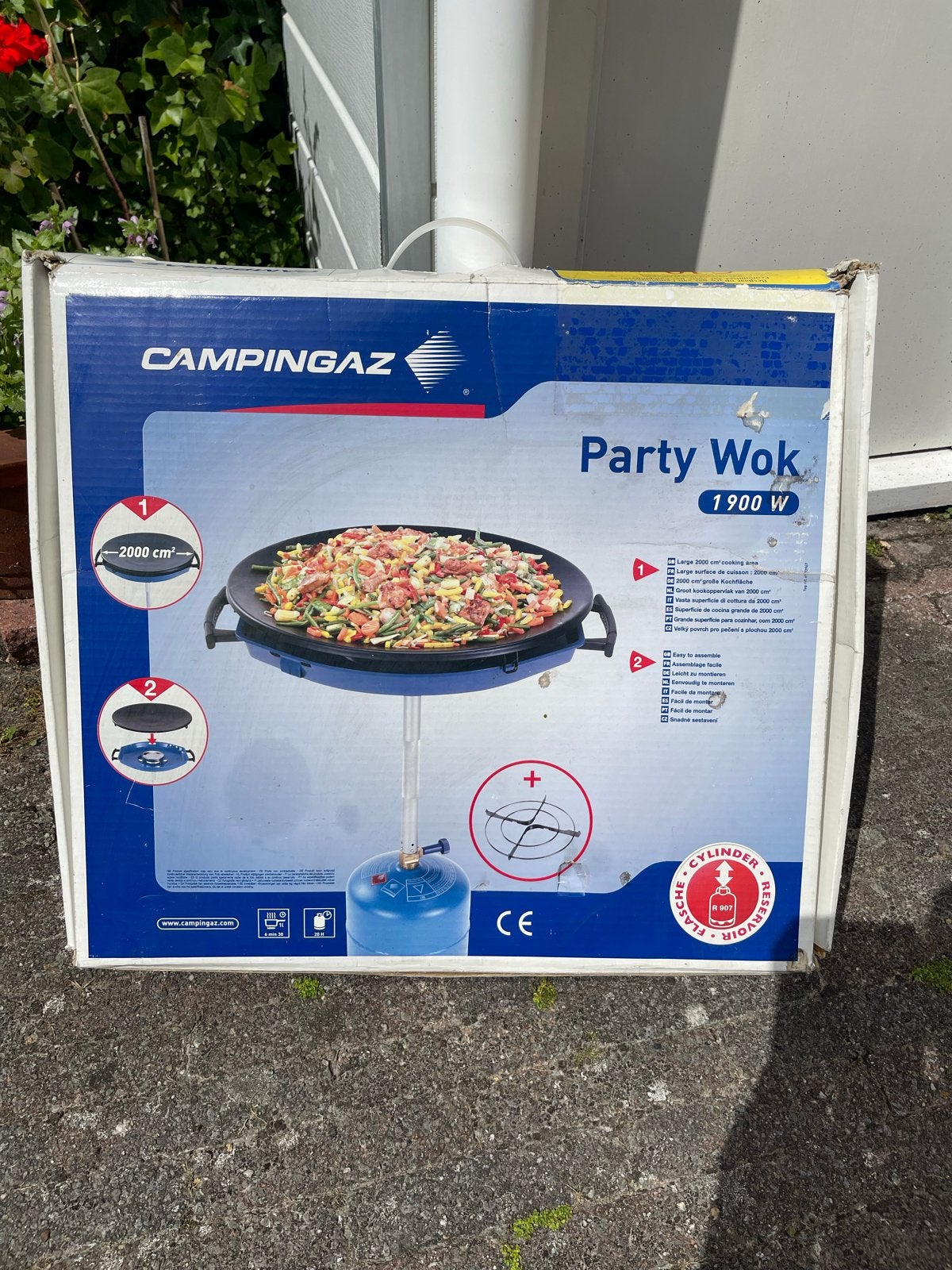 Campingaz Party Wok 1900W /Skottelbraai, Ophalen, Gebruikt