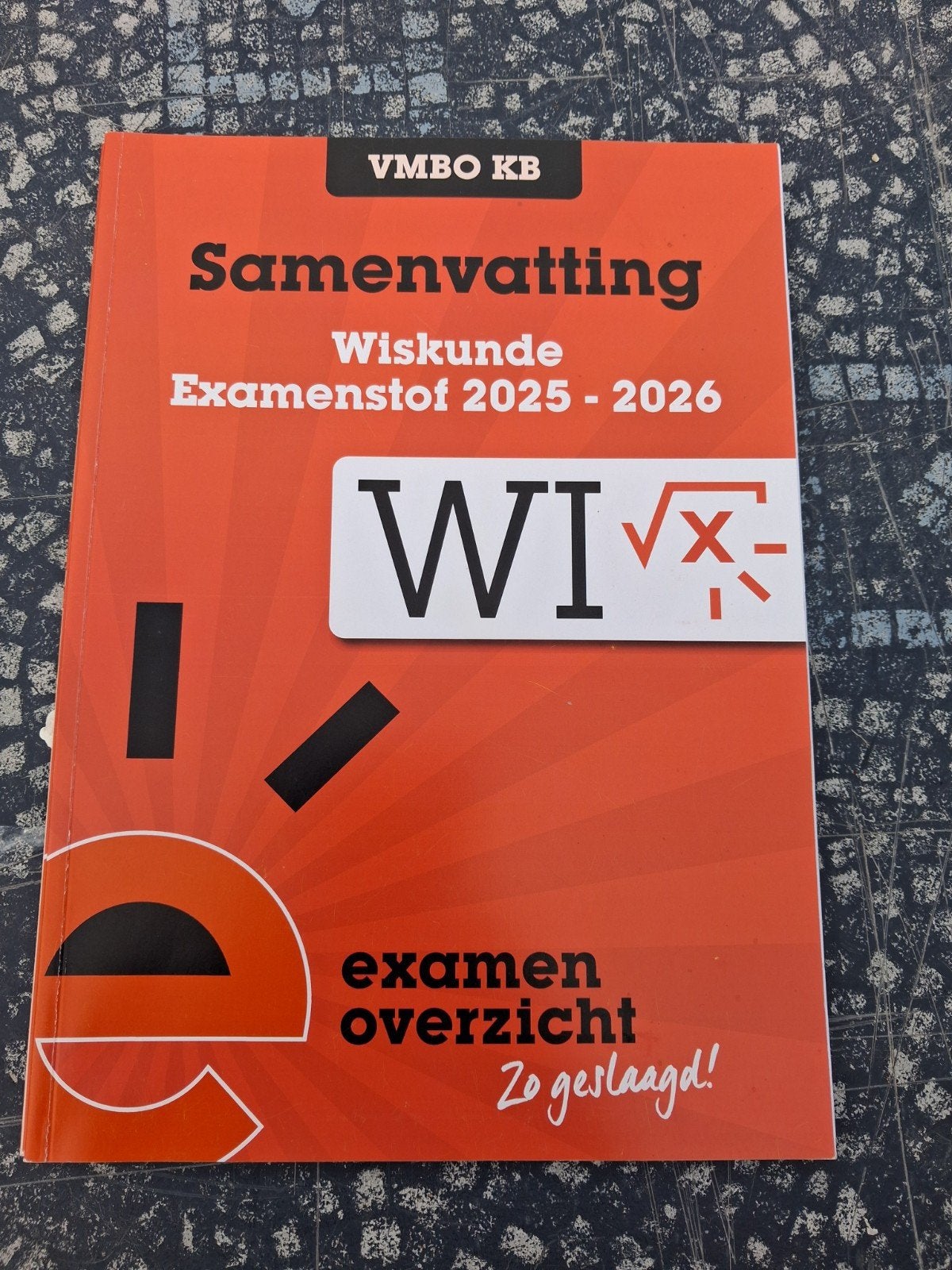 Samenvatting Wiskunde Examenstof 2025-2026 VMBO KB, Wiskunde A, Ophalen of Verzenden, Zo goed als nieuw, Onbekend