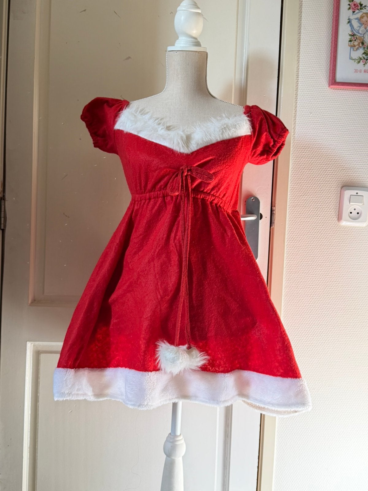 Leuk kerstjurkje maat S, Kerstmis of Sinterklaas, Ophalen of Verzenden, Zo goed als nieuw, Kleding