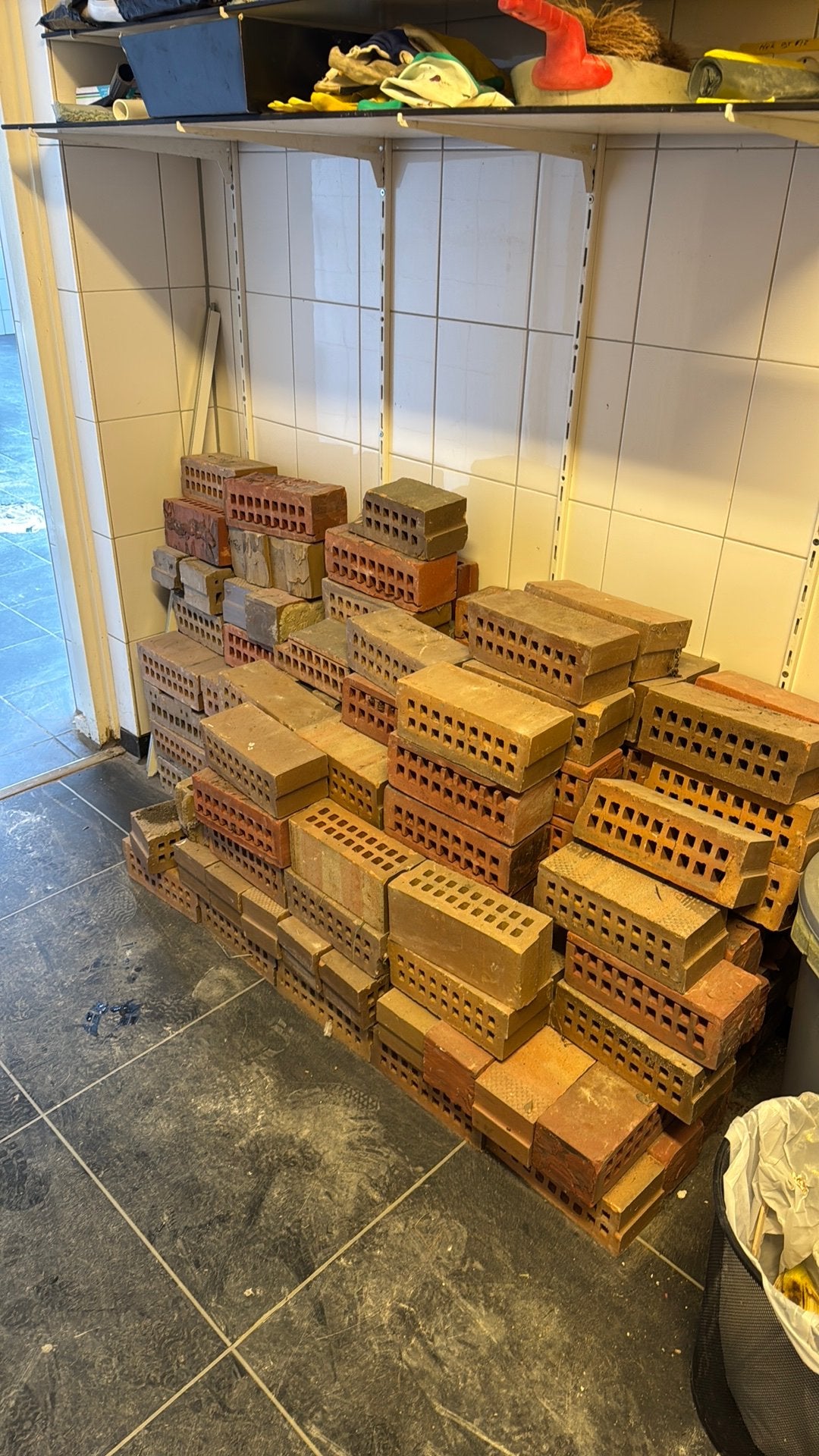 Bakstenen, Ophalen, Minder dan 25 mm, Zo goed als nieuw, Plank