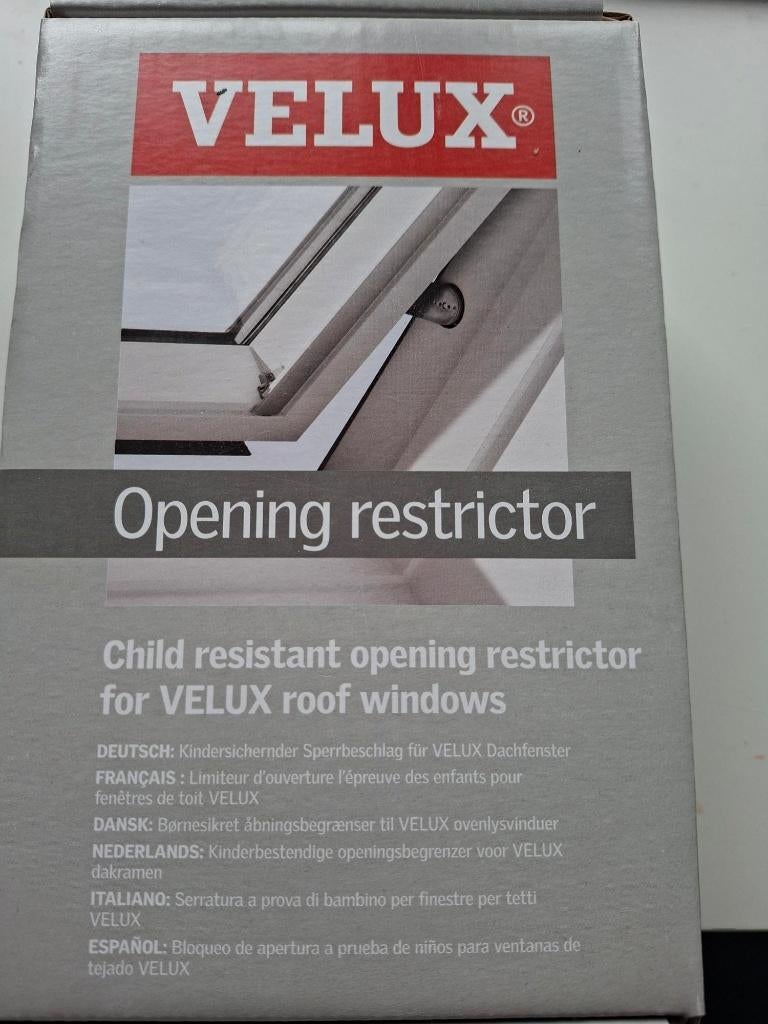 Nieuwe Velux dakraam begrenzers, veilige oplossing (4 stuks), Doe-het-zelf en Verbouw, Glas en Ramen, Ophalen of Verzenden, Nieuw