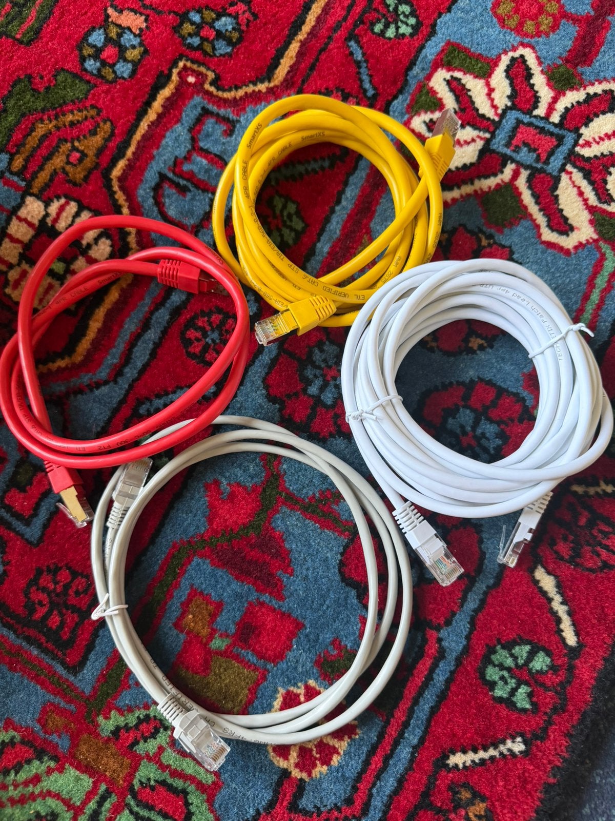 Ethernet Netwerkkabels – 4x, Ophalen of Verzenden, Nieuw