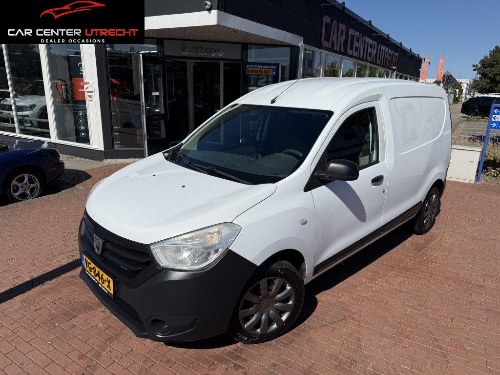 Dacia Dokker 1.5 dCi 75 Ambiance zijschijfdeur trekhaak, Auto's, Euro 5, 4 cilinders, Wit, Origineel Nederlands