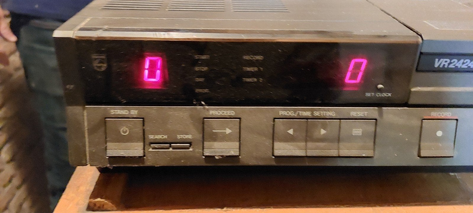 Philips VR2424 Video 2000 VCR - Vintage Videorecorder, Alle leeftijden, Ophalen, Gebruikt, Overige formaten