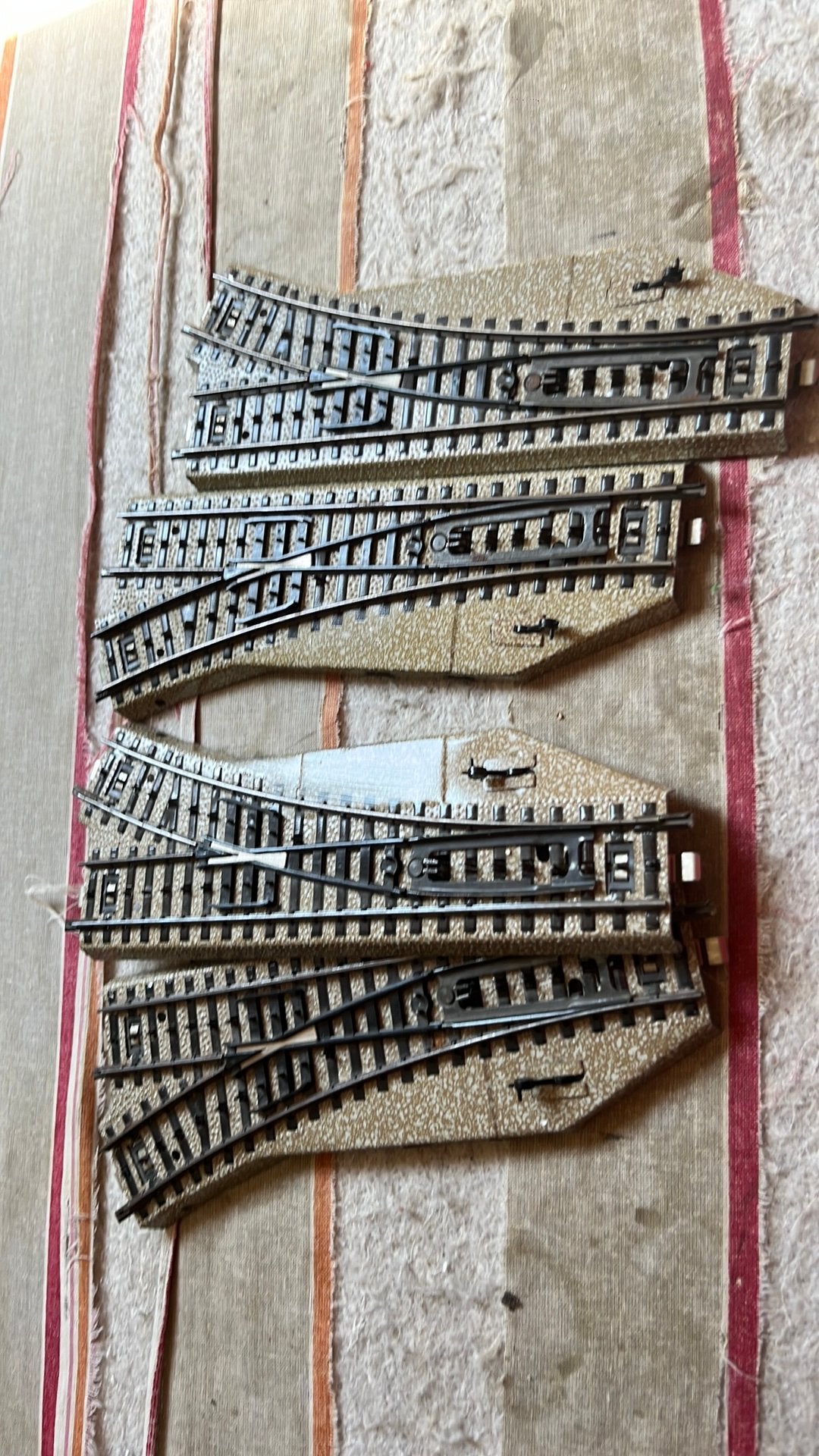 Te koop 2 x set slanke wissels van marklin 5221, Hobby en Vrije tijd, Modeltreinen | H0, Wisselstroom, Rails, Ophalen of Verzenden