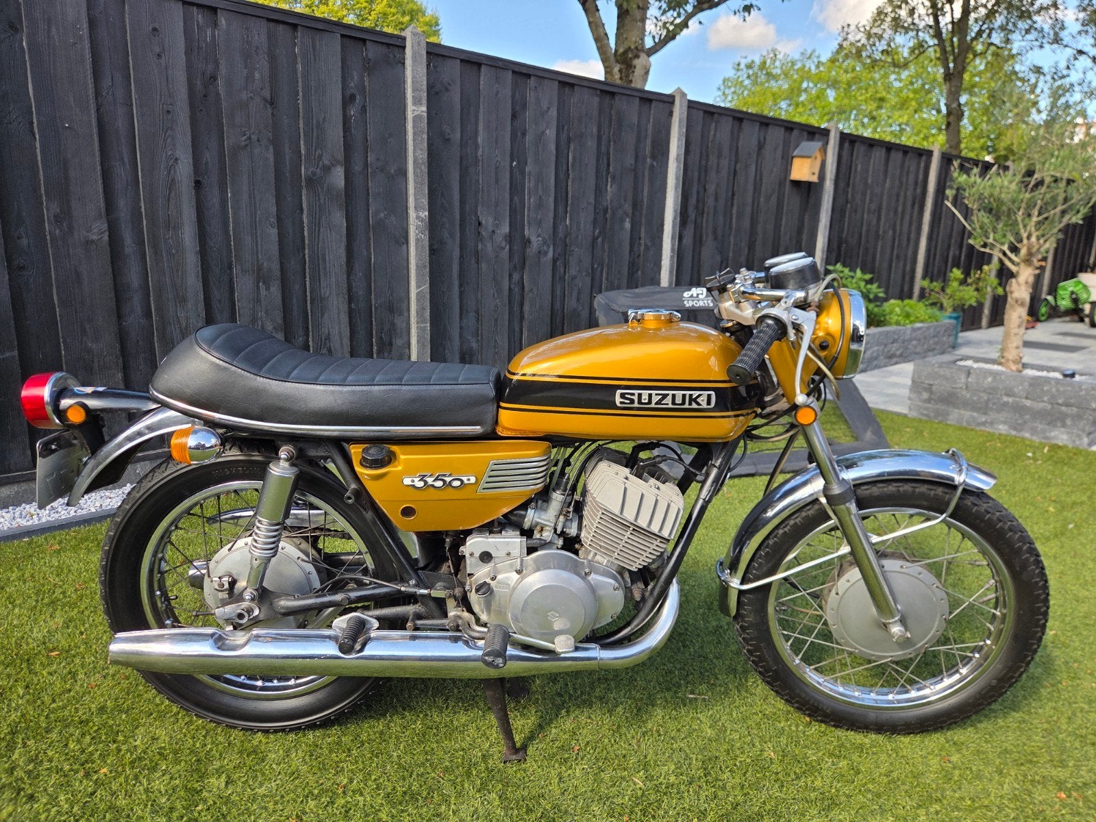 Suzuki T350 Rebel uit 1972 -2 cil. 2-takt-(GT250 T500), 2 cilinders, Gebruikt, Particulier, Handgeschakeld