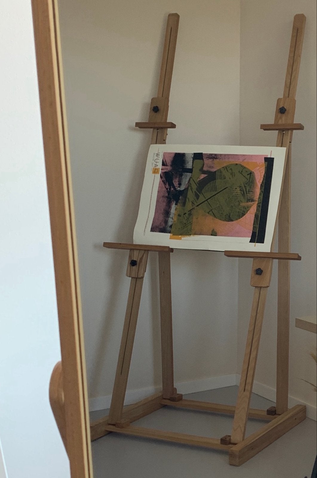 Grote Houten Schildersezel - Perfect voor Kunstenaars, Ophalen, Zo goed als nieuw, Ezel