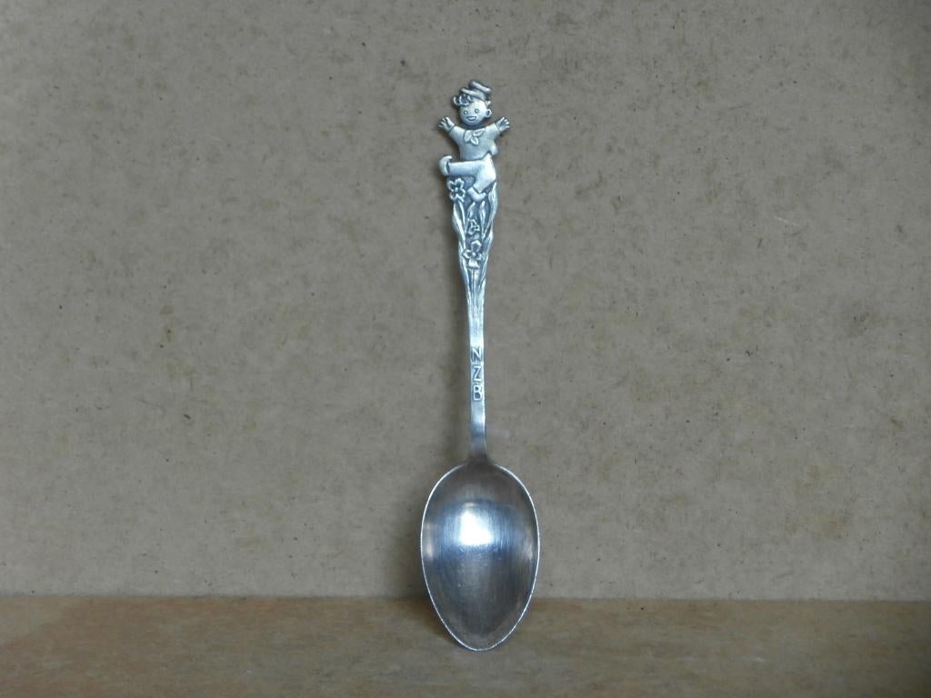 Kinderlepeltje NZB lepeltje (Nederlandse Zuivel Bond) HH90, Kinderen en Baby's, Kraamcadeaus en Geboorteborden, Gebruikt, Kraamcadeau