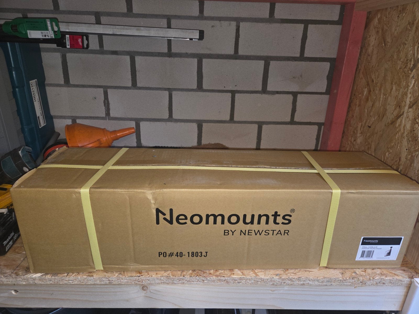 Neomounts FPMA-C200BLACK Monitor Plafondbeugel, Ophalen