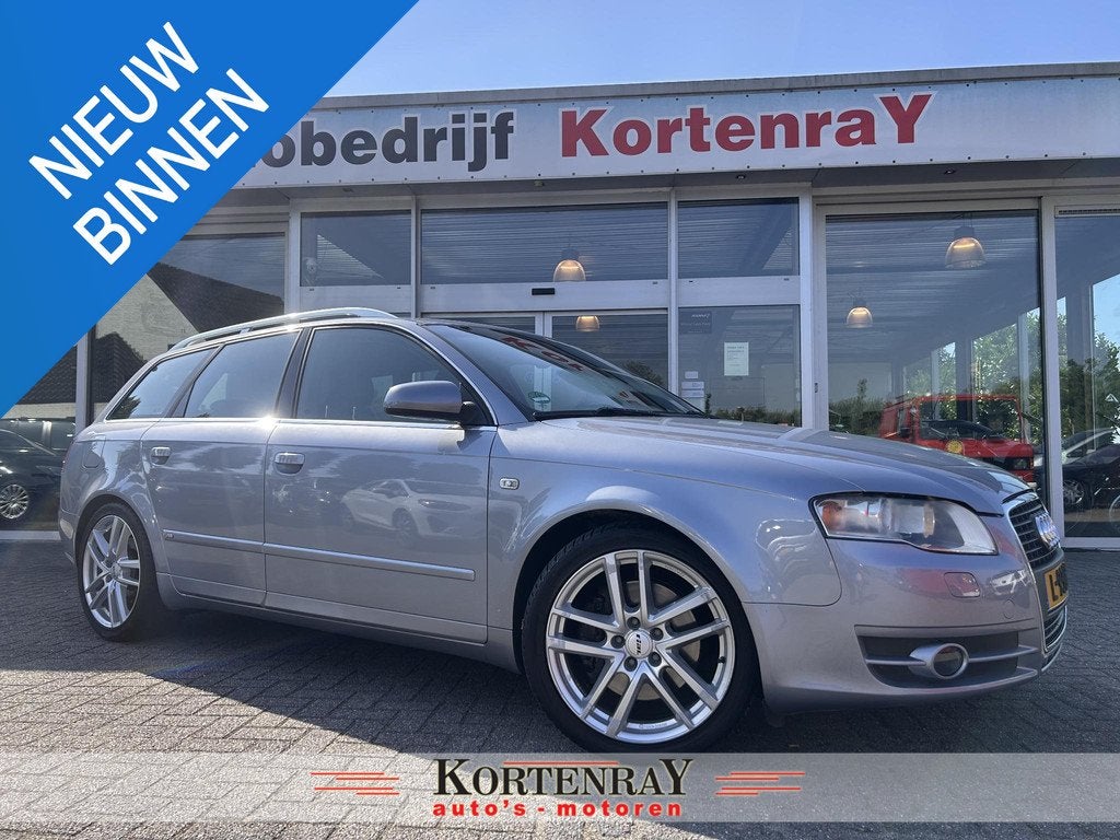 Audi A4 Avant 3.2 FSI quattro S-Line/automaat/ecc/cruise con, Auto's, Audi, Gebruikt, Zwart, Vierwielaandrijving, 6 cilinders