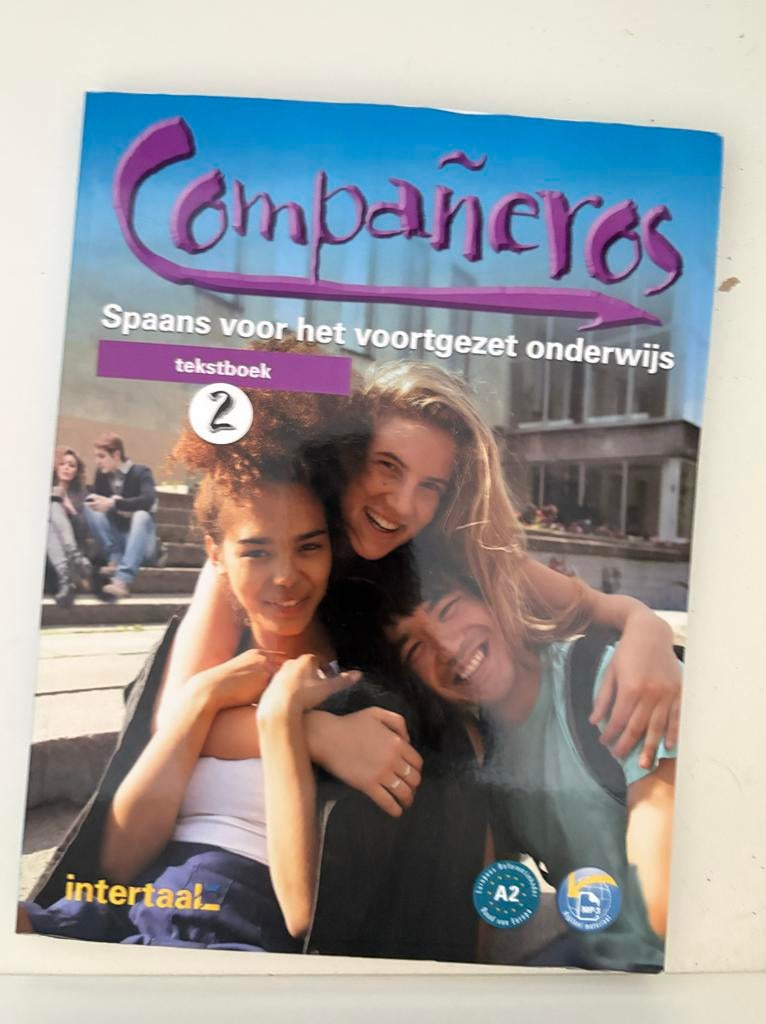 Spaans Companeros tekstboek deel 2 - Voortgezet Onderwijs, Boeken, Ophalen of Verzenden, Gelezen, Non-fictie