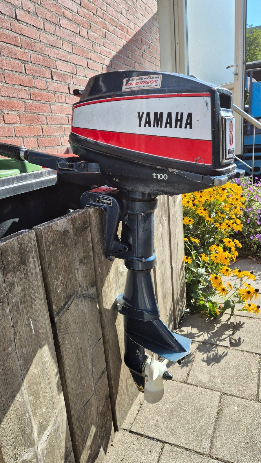 Yamaha 8PK 2takt buitenboordmotor - Perfect voor kleine boot, Ophalen, Gebruikt, 5 tot 10 pk, Buitenboordmotor