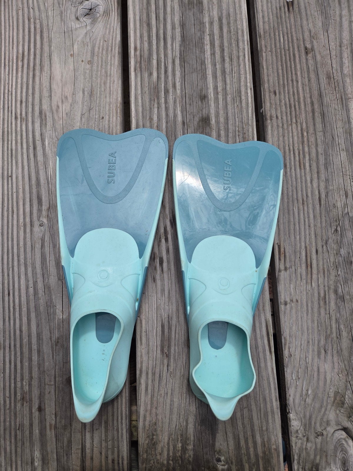 Subea flippers/ zwemvliezen maat 34/35, Ophalen of Verzenden, Zo goed als nieuw, Snorkelvinnen