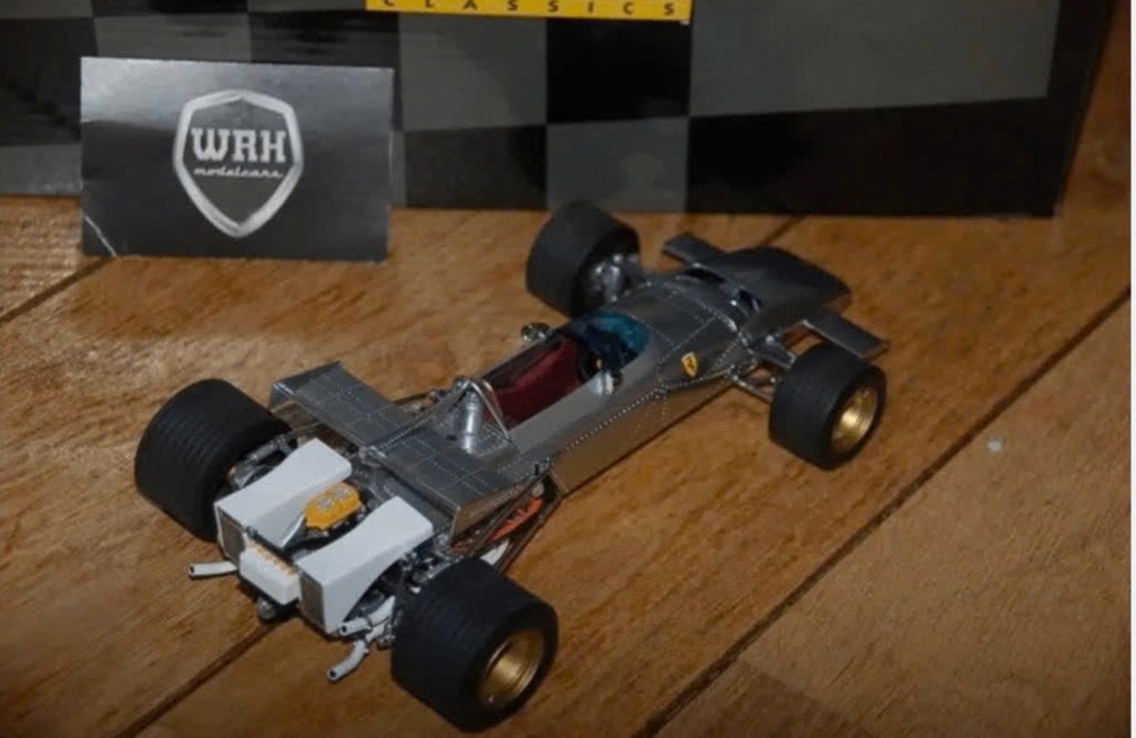 1:18 FERRARI 312 B F1 ALUMINIUM EXOTO 97068 in box WRH, Verzenden, Zo goed als nieuw, Auto, Overige merken