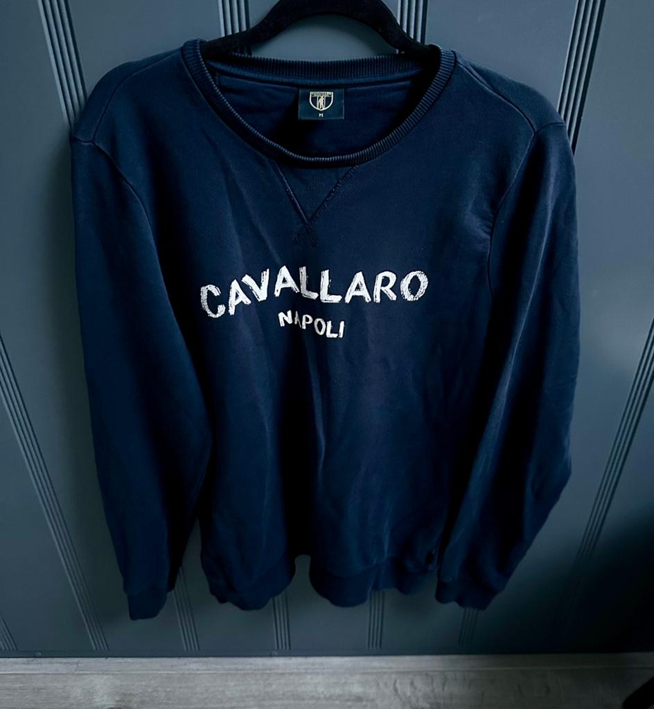 Mooie trui van Cavallaro maat M “”””, Ophalen of Verzenden, Zo goed als nieuw, Blauw