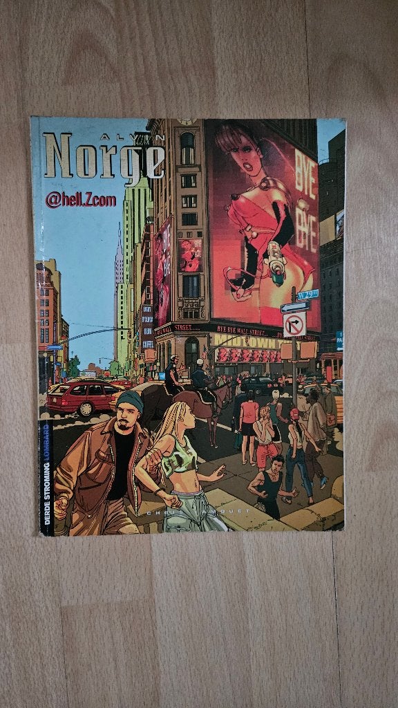 Alvin Norge @hell.Zcom (nummer 1) uit 2000, Gelezen, Christian Lamquet, Eén stripboek, Ophalen of Verzenden