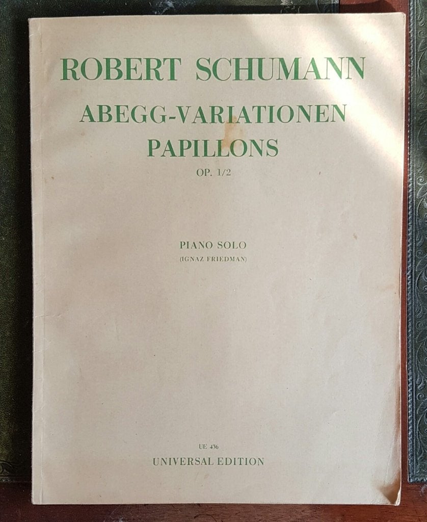 Robert Schumann - Abegg-Variationen & Papillons, Muziek en Instrumenten, Bladmuziek, Klassiek, Overige soorten, Ophalen of Verzenden