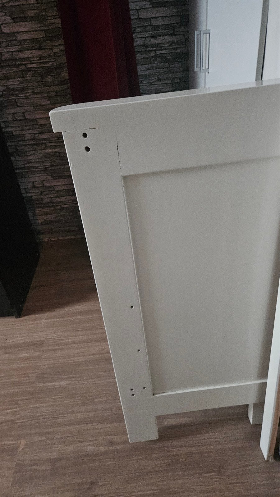 Wit babybedje/ledikant - Gebruikt, Kinderen en Baby's, Babywiegjes en Ledikanten, Ophalen, Gebruikt, Ledikant