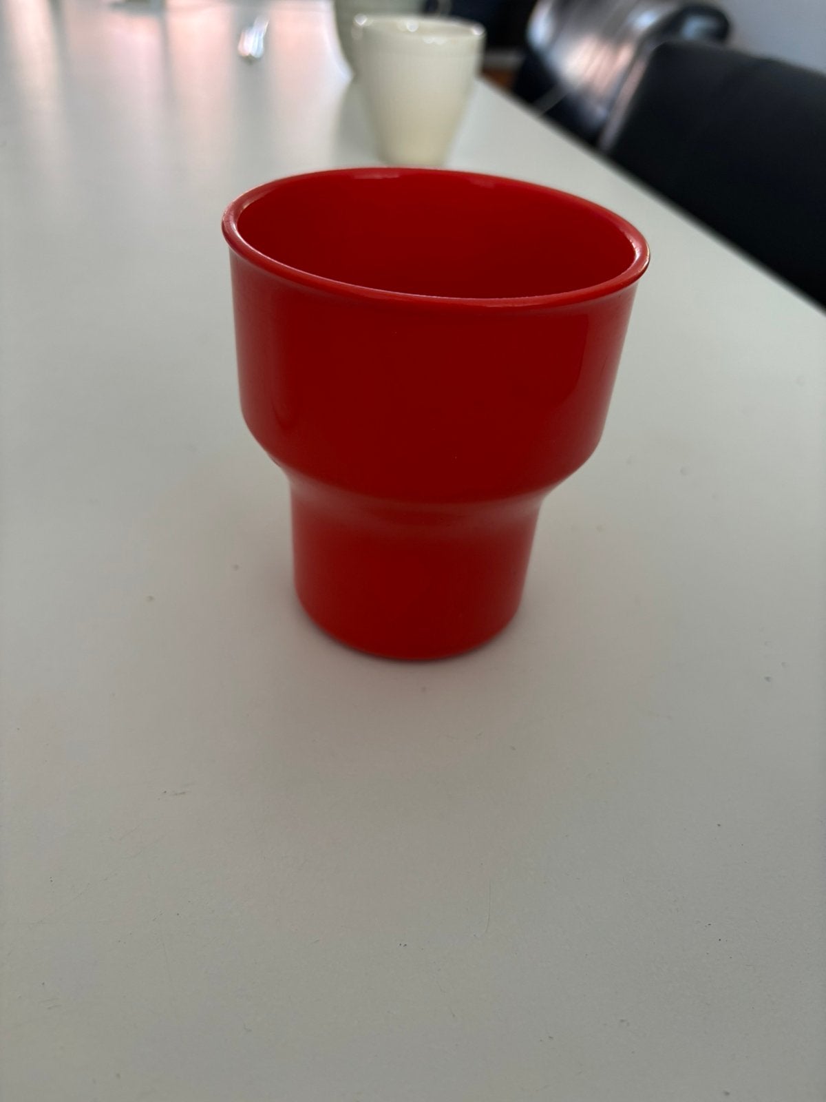 Vintage mepal campingservies beker mok zonder oor, Ophalen of Verzenden, Zo goed als nieuw