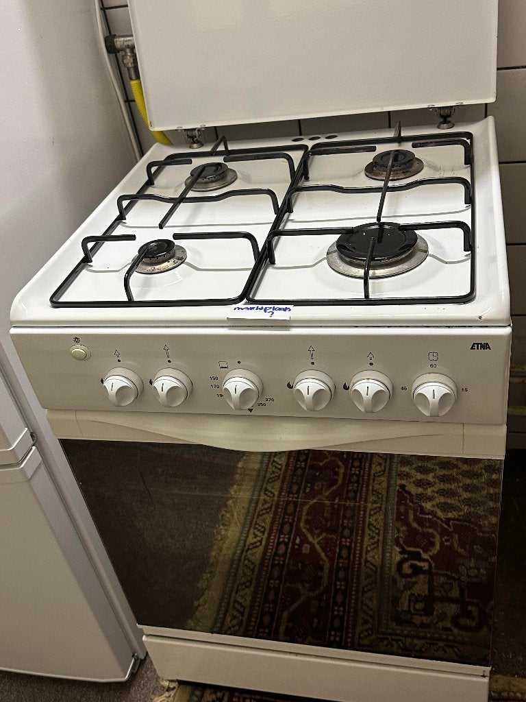 Etna gasfornuis, Ophalen, Gebruikt, Minder dan 85 cm, 4 kookzones